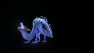 Uçan Ejderha 3D cg render