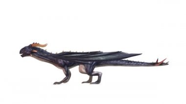 Uçan Ejderha 3D cg render