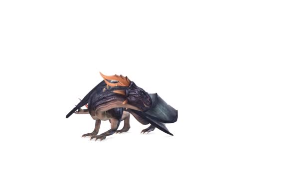 3D rendu 3D de Dragon Volant 