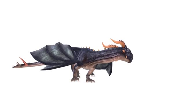 3D rendu 3D de Dragon Volant 