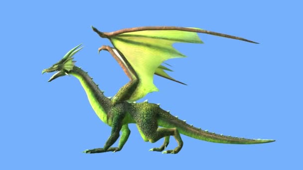 3D rendu 3D de Dragon Volant 