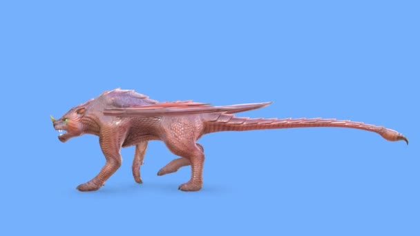 3D rendu 3D du monstre 