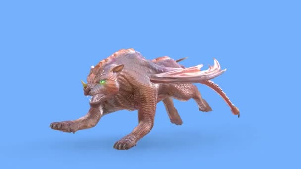 3D rendu 3D du monstre 
