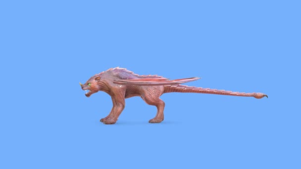 3D rendu 3D du monstre 
