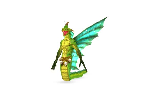 3D rendu 3D du monstre 