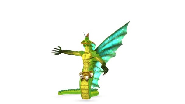3D rendu 3D du monstre 