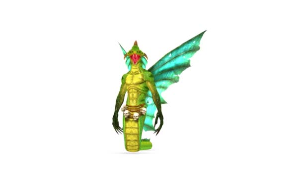 3D rendu 3D du monstre 