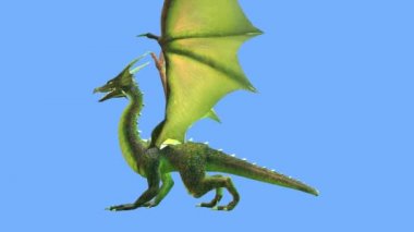 Uçan Ejderha 3D cg render