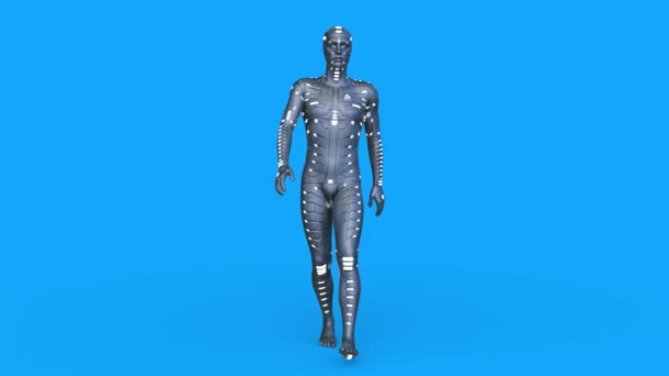 Renderowania Robot — Wideo stockowe