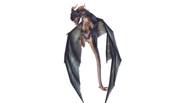 3D rendu 3D de Dragon Volant 