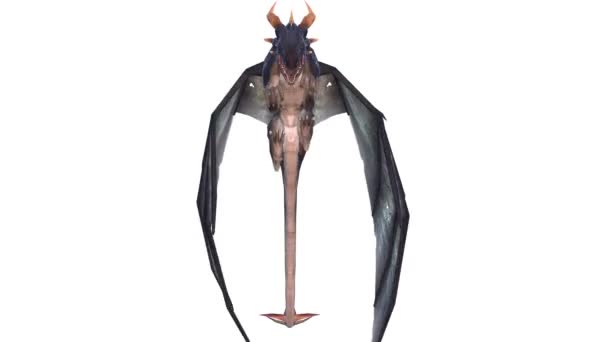 3D rendu 3D de Dragon Volant 