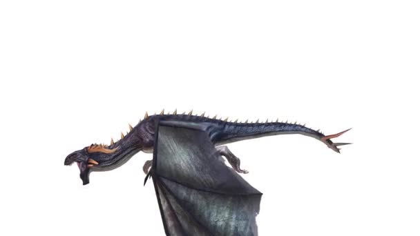 3D rendu 3D de Dragon Volant 