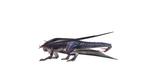 3D rendu 3D de Dragon Volant 