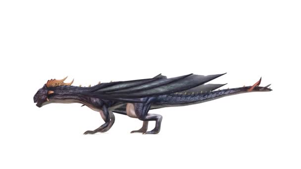 3D rendu 3D de Dragon Volant 
