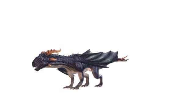 3D rendu 3D de Dragon Volant 