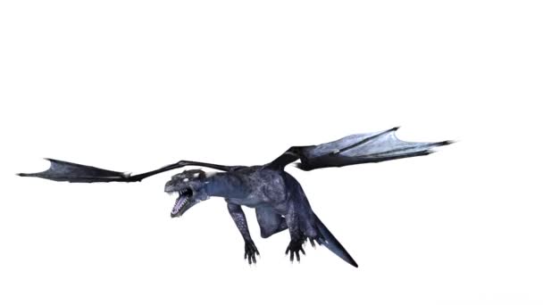 3D rendu 3D de Dragon Volant 