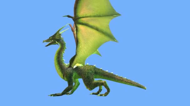3D rendu 3D de Dragon Volant 