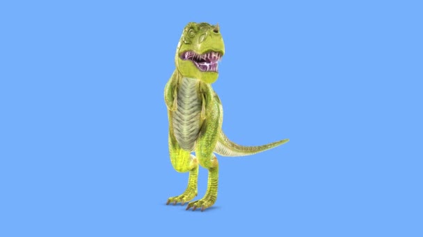 Renderizado Dinosaurios — Vídeo de stock