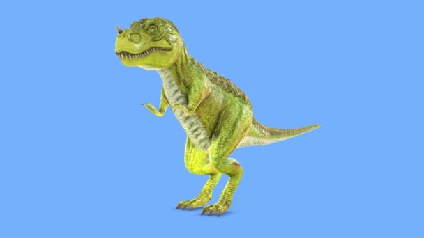 Rendering Dinosaurie — Stockvideo