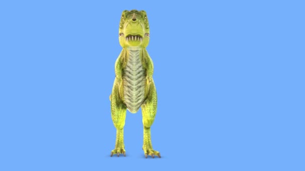 Renderizado Dinosaurios — Vídeo de stock