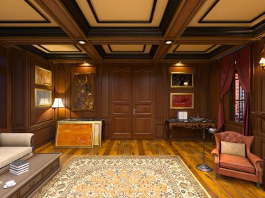 Çalışmanın 3d Cg render