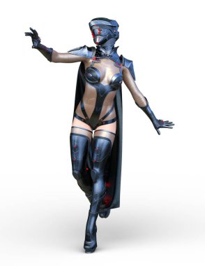 3D cg işleme karanlık kahraman