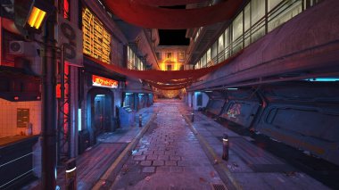 Şehir 3D cg render