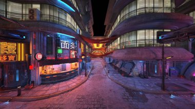 Şehir 3D cg render
