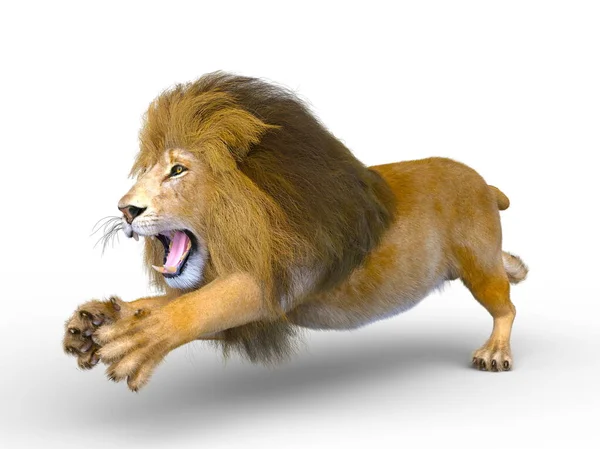 Rendering Lion — Stock Photo, Image