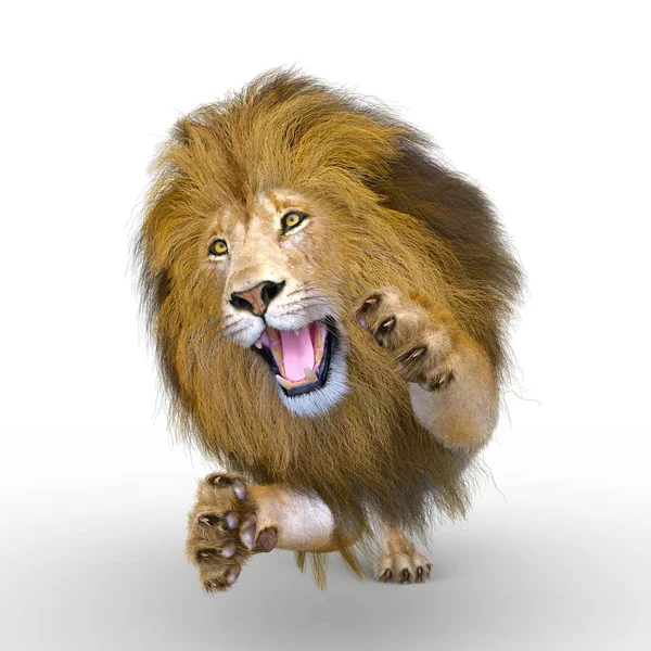 Rendering Lion — Stock Photo, Image