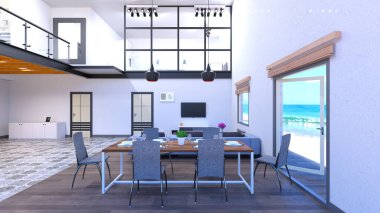 3D cg işleme ikamet 