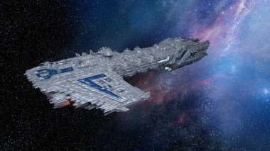 Uzay gemisi 3d cg render