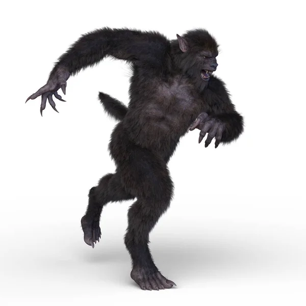 Rendering Del Mostro Gorilla — Foto Stock