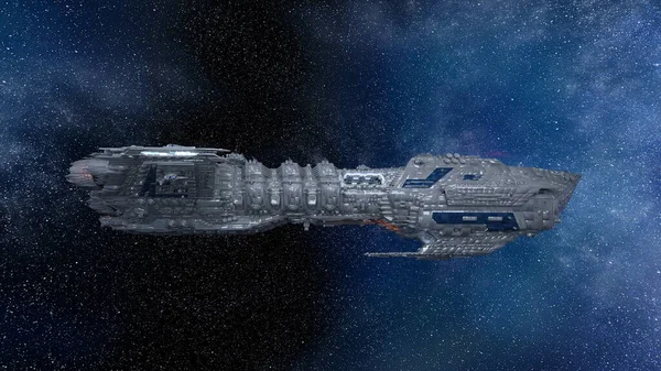 Візуалізація Космічного Корабля — стокове фото