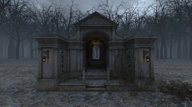 3d cg işleme mezar