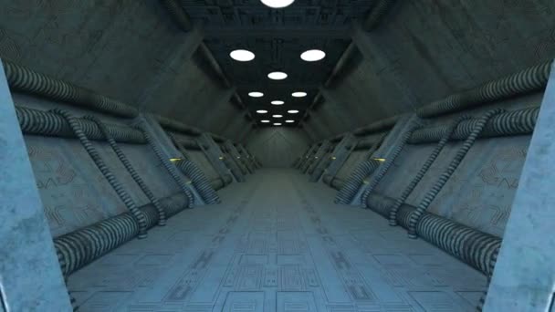 3D rendu 3D du couloir du bâtiment 