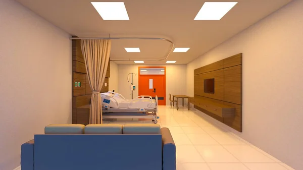 Rendering Medicinsk Utrymme — Stockfoto