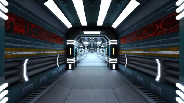 3D rendu 3D de l'espace technologique 