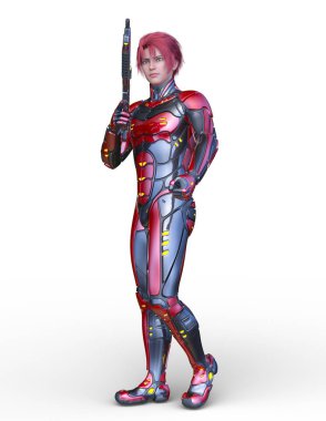 3D cg işleme kahraman