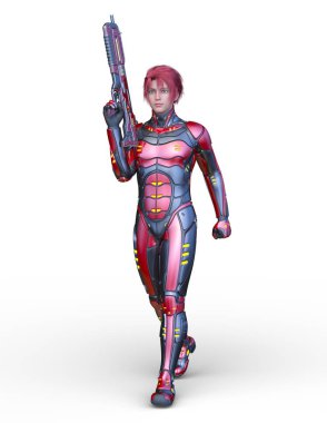 3D cg işleme kahraman