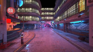 Şehir 3D cg render