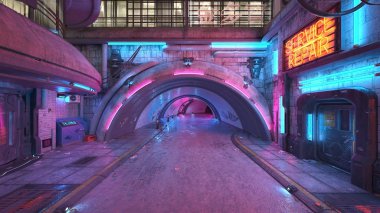 Şehir 3D cg render