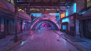 Şehir 3D cg render