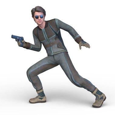 Cool Man 'in 3B canlandırması