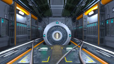 Modern binanın 3B görüntülemesi