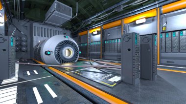 Modern binanın 3B görüntülemesi