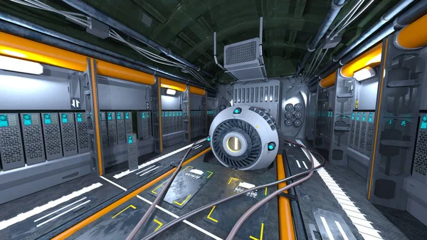 Modern binanın 3B görüntülemesi