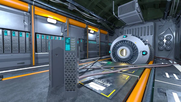 Modern binanın 3B görüntülemesi