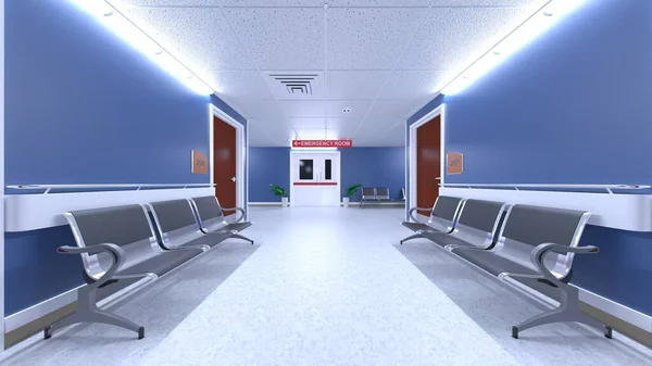 Hastanenin Canlandırması — Stok fotoğraf
