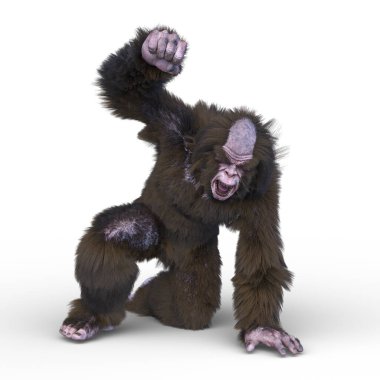 Goril Canavarı 'nın 3 boyutlu canlandırması